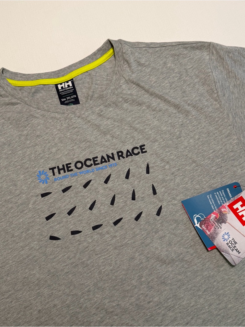 Helly Hansen The Ocean Race Shirt Men 2XL Graphic Granola Hike Trail Camp Tee